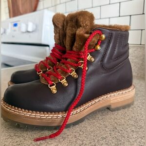 Women's Montelliana 1965 Camelia Shearling lined boots